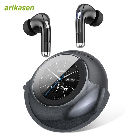 Wireless Bluetooth Earbuds: 13mm Drivers Hi-Fi Deep Bass, 30H Playtime, Touchscreen Control, Mic for Calls, IPX7 Water-Resistant