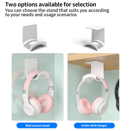 No-Punch Headphone Stand Wall Mount