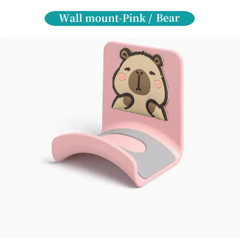 No-Punch Headphone Stand Wall Mount