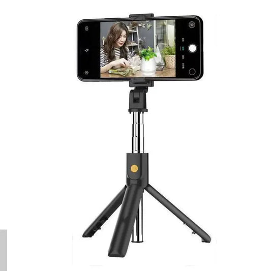 Wireless Bluetooth Selfie Stick Foldable Tripod Portable Mini Phone Tripod Extendable Monopod For iPhone Xiaomi Huawei Mini Live