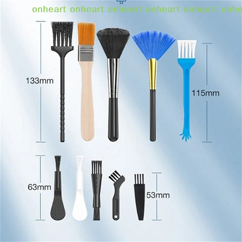 PC Laptop Keyboard Cleaning Tools Brush Kit 10pcs Small Tools Car Phone Dust Brushes Dust Cleaner Accessories Shaver Household