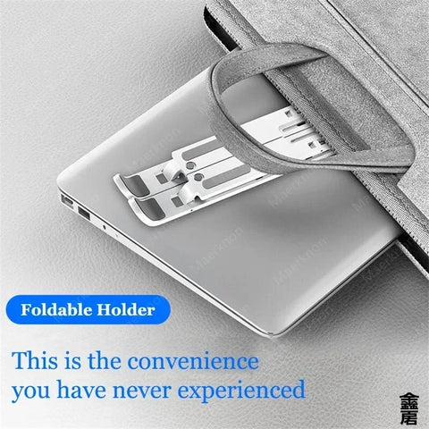 Portable foldable computer monitor stand, adjustable laptop stand, suitable for small-sized tablet dock accessories